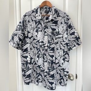 BUFFALO DAVID BITTON Men's Short Sleeve Printed Button Down. Size XXL
